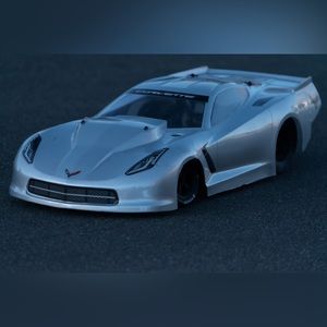 Silver RC drag Racer photographed 12x12x3 wall art! Photographed by me